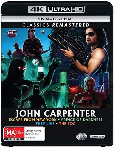 John Carpenter 4-Movie Collection (4K UHD, Region B)