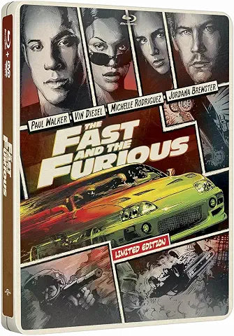 The Fast and The Furious (BLU RAY, STEELBOOK)