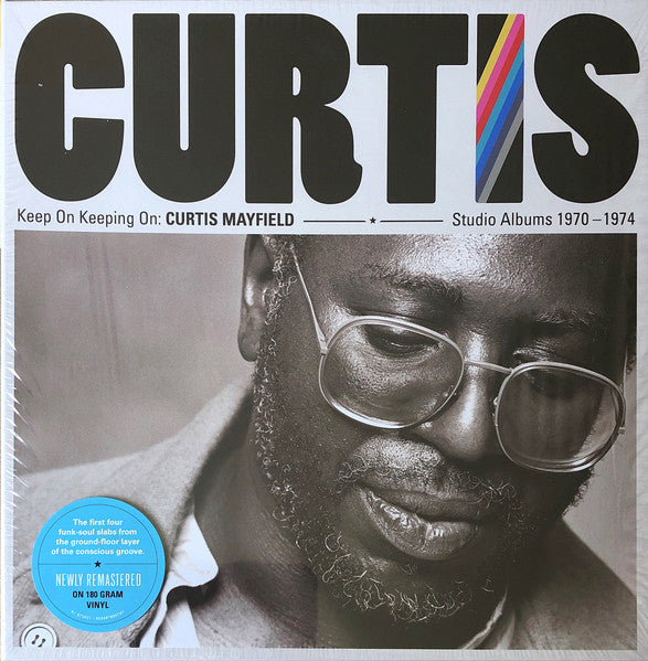 Curtis Mayfield – Keep on Keeping on: Curtis Mayfield Studio Albums 1970-1974 (4 LP Box Set)